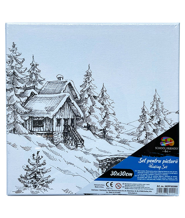 PANZA PREDESENATA PE SASIU 30*30CM PEISAJ SF ART PIGNA PANZA PREDESENATA PE SASIU 30*30CM PEISAJ SF ART PIGNA